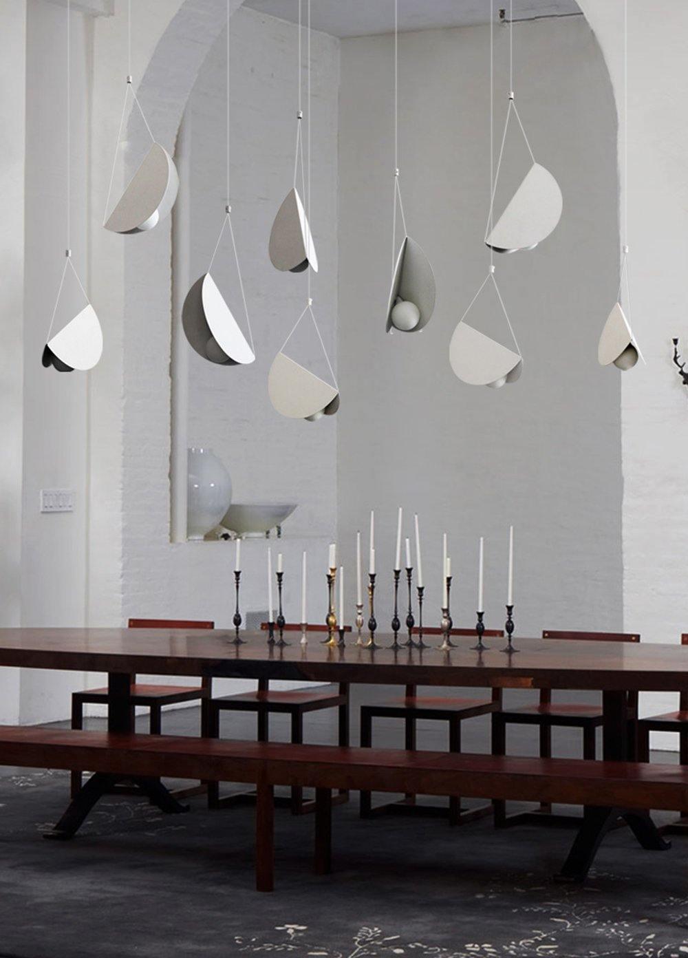 Modern Glider Minimalist Glass Globe Pendant Light for Dining Room and Kitchen