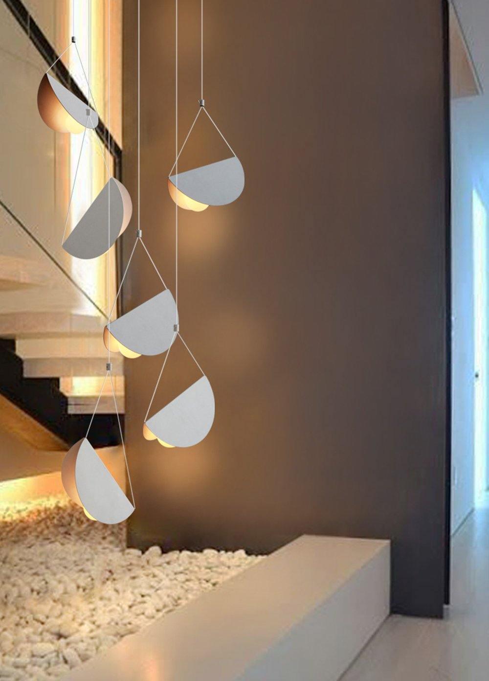 Modern Glider Minimalist Glass Globe Pendant Light for Dining Room and Kitchen
