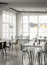 Modern Glider Minimalist Glass Globe Pendant Light for Dining Room and Kitchen