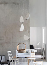 Modern Glider Minimalist Glass Globe Pendant Light for Dining Room and Kitchen