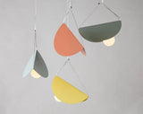 Modern Glider Minimalist Glass Globe Pendant Light for Dining Room and Kitchen