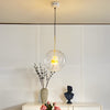 Modern Globe Bubble Glass Pendant Light LED Multi Light Ceiling Hanging Fixture