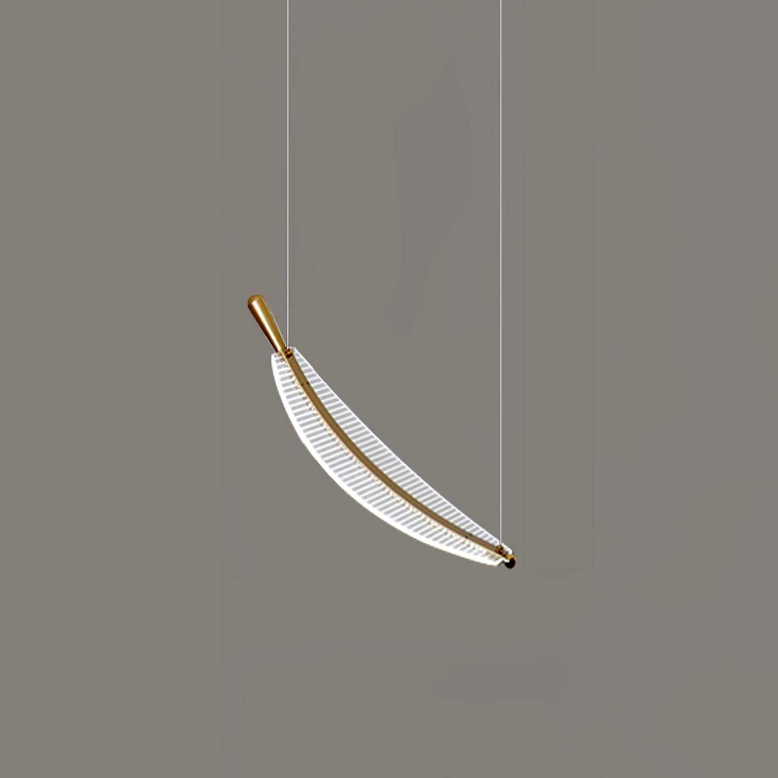 Modern Gold Acrylic Leaf LED Pendant Light Elegant Luxury Chandelier for Dining Room