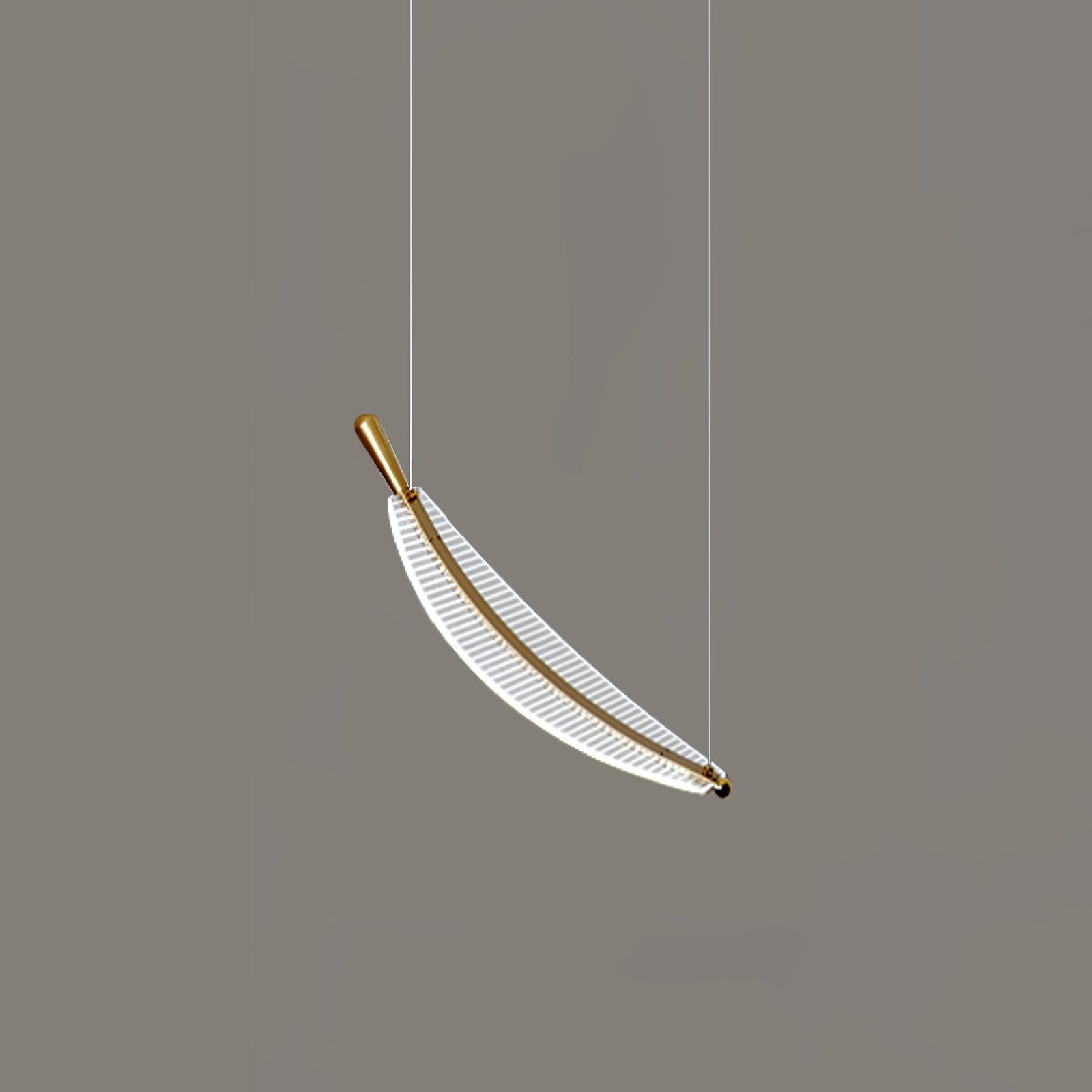 Modern Gold Acrylic Leaf LED Pendant Light Elegant Luxury Chandelier for Dining Room