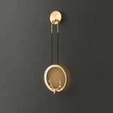 Modern Gold Antler LED Wall Sconce Set of 2 Luxury Brass Indoor Lighting for Bedside and Living Room