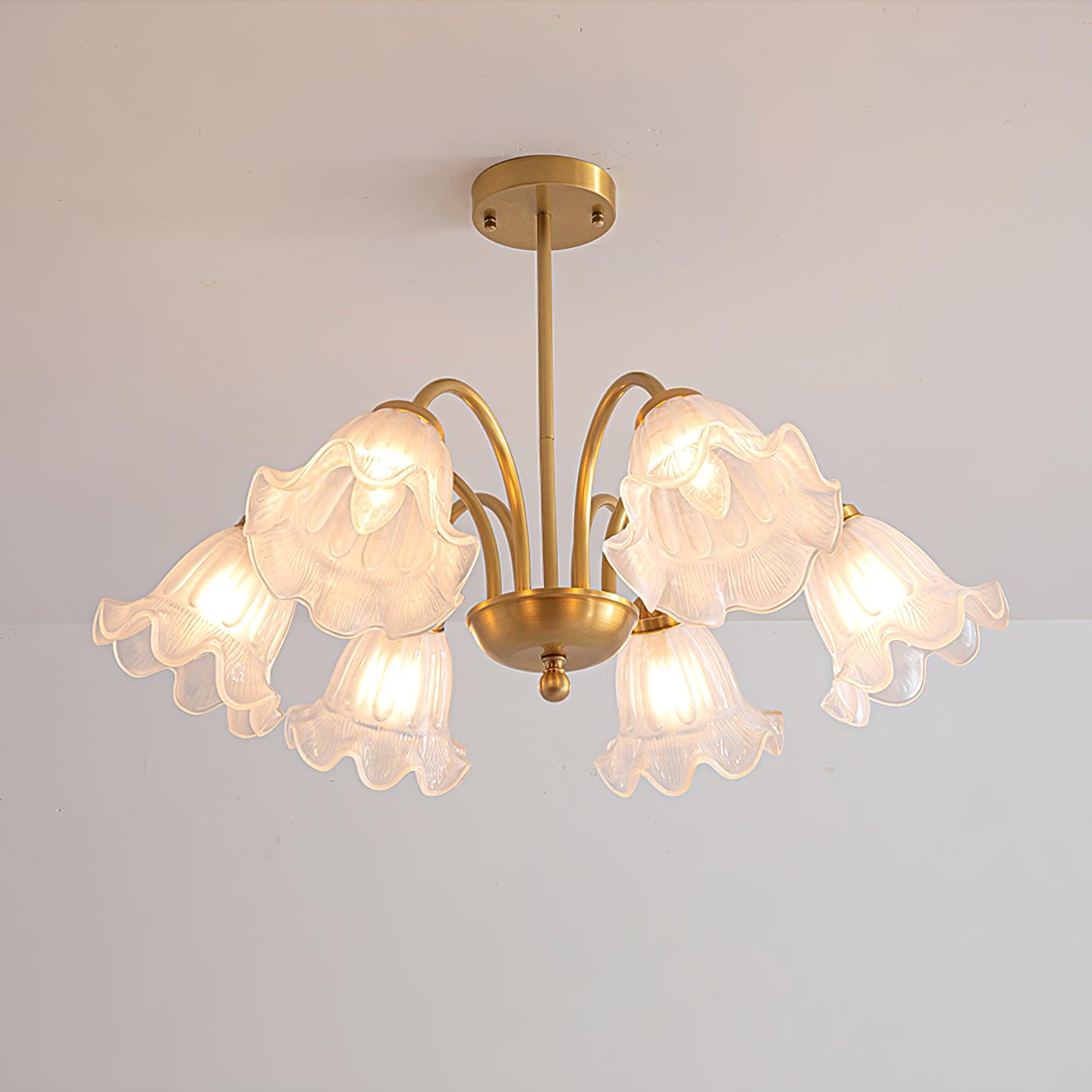 modern-gold-art-glass-lily-chandelier-with-multi-head-design-for-dining-room