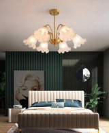 modern-gold-art-glass-lily-chandelier-with-multi-head-design-for-dining-room