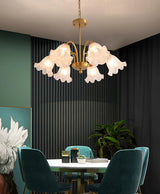 modern-gold-art-glass-lily-chandelier-with-multi-head-design-for-dining-room