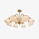 modern-gold-art-glass-lily-chandelier-with-multi-head-design-for-dining-room