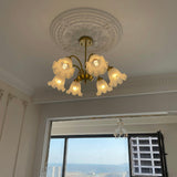modern-gold-art-glass-lily-chandelier-with-multi-head-design-for-dining-room