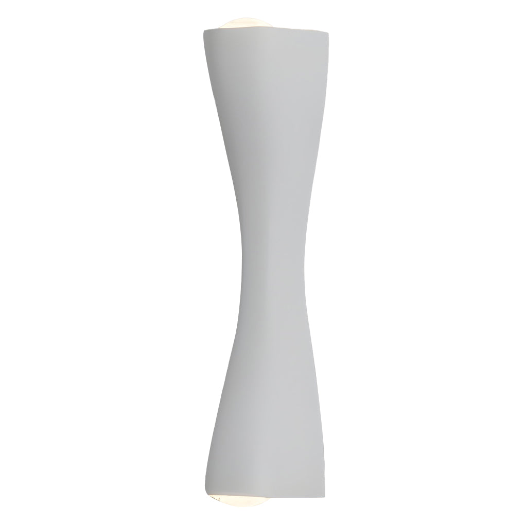 Modern Gold Black and White LED Wall Sconce Up and Down Light for Indoor and Outdoor Areas