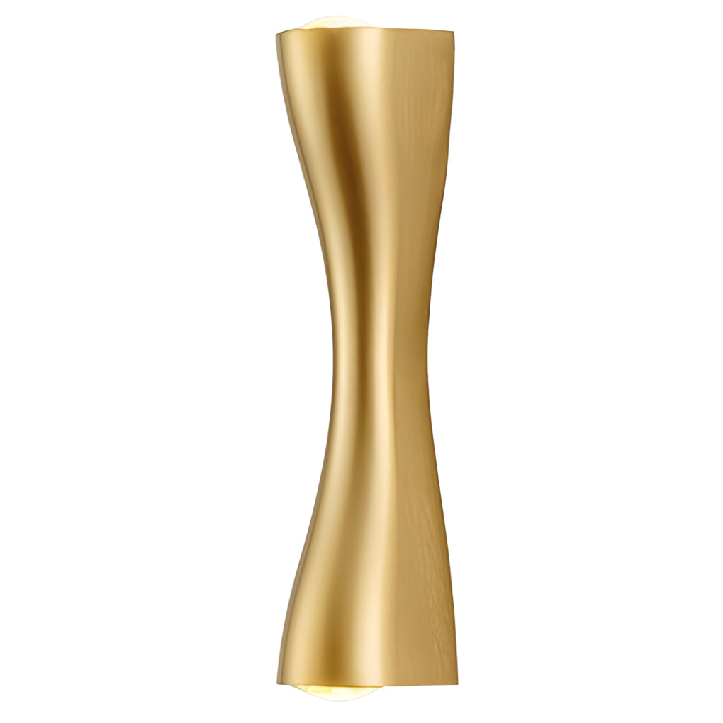 Modern Gold Black and White LED Wall Sconce Up and Down Light for Indoor and Outdoor Areas