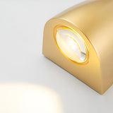 Modern Gold Black and White LED Wall Sconce Up and Down Light for Indoor and Outdoor Areas