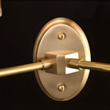 Modern Gold Copper Crystal Wall Sconce Luxury Cylinder LED Vanity Lamp for Bedroom and Hallway