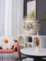 Modern Gold Crystal Dandelion Chandelier Firework Pendant Lighting for Dining Room