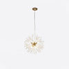 Modern Gold Crystal Dandelion Chandelier Firework Pendant Lighting for Dining Room