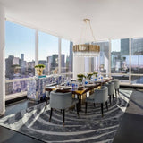 Modern Gold Crystal Empire Candelabrum Chandelier for Elegant Interior Lighting