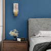 Modern Gold Crystal LED Wall Sconce for Bedside Staircase and Aisle Lighting