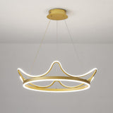 Modern Gold Geometric LED Pendant Light Nordic Hanging Island Chandelier for Dining Room Living Room