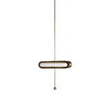 Modern Gold Glass Capsule LED Chandelier Pendant Light for Luxury Interiors