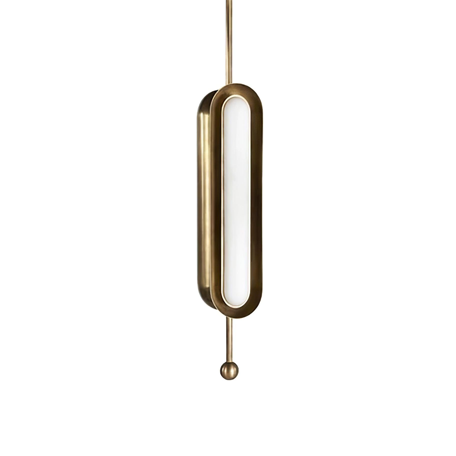 Modern Gold Glass Capsule LED Chandelier Pendant Light for Luxury Interiors