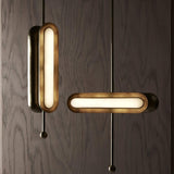 Modern Gold Glass Capsule LED Chandelier Pendant Light for Luxury Interiors