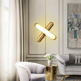 Modern Gold Glass Capsule LED Chandelier Pendant Light for Luxury Interiors