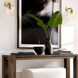 Modern Gold Glass Shade Wall Sconce LED Postmodern Minimalist Hardware Wall Lamp