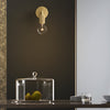 Modern Gold Glass Shade Wall Sconce LED Postmodern Minimalist Hardware Wall Lamp