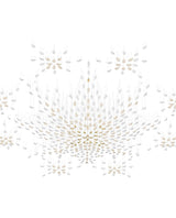 Modern Gold Leaf Chandelier Large Floating Leaves LED Ceiling Light Fixture