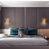 Modern Gold Nordic Circular Wall Sconce Up and Down Indoor Lighting Fixture for Living Room