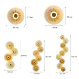 Modern Gold Round Glass LED Wall Sconce Nordic Indoor Lighting Fixture for Bedroom
