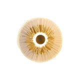 Modern Gold Round Glass LED Wall Sconce Nordic Indoor Lighting Fixture for Bedroom