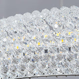 Modern Gold Round Ring Crystal LED Chandelier for Living Room and Dining Room