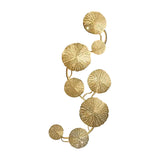 Modern Gold Stainless Steel Lotus Leaf Decorative Wall Sconce Lighting for Bedroom Living Room