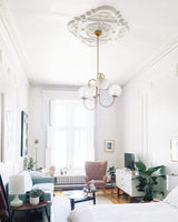 Modern Gooseneck Glass Globe Chandelier Mid Century Industrial Ceiling Light Fixture