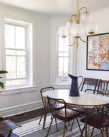 Modern Gooseneck Glass Globe Chandelier Mid Century Industrial Ceiling Light Fixture