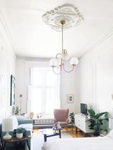 Modern Gooseneck Glass Globe Chandelier Mid Century Industrial Ceiling Light Fixture
