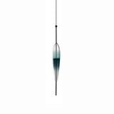 Modern Gradient Blue Glass Mini Pendant Light for Living Room Kitchen and Dining