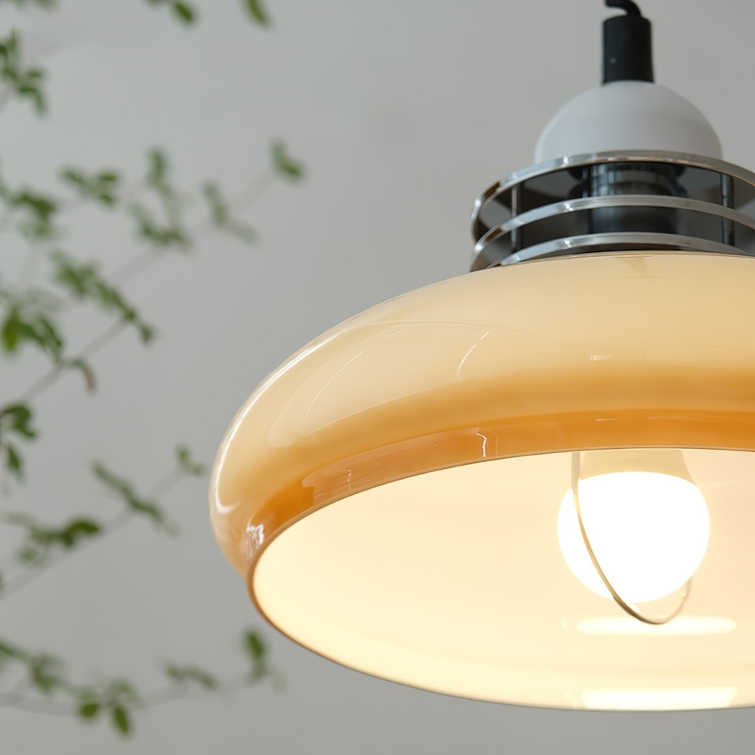 Modern Gradient Glass Droplight Pendant Lamp for Contemporary Interior Home Lighting