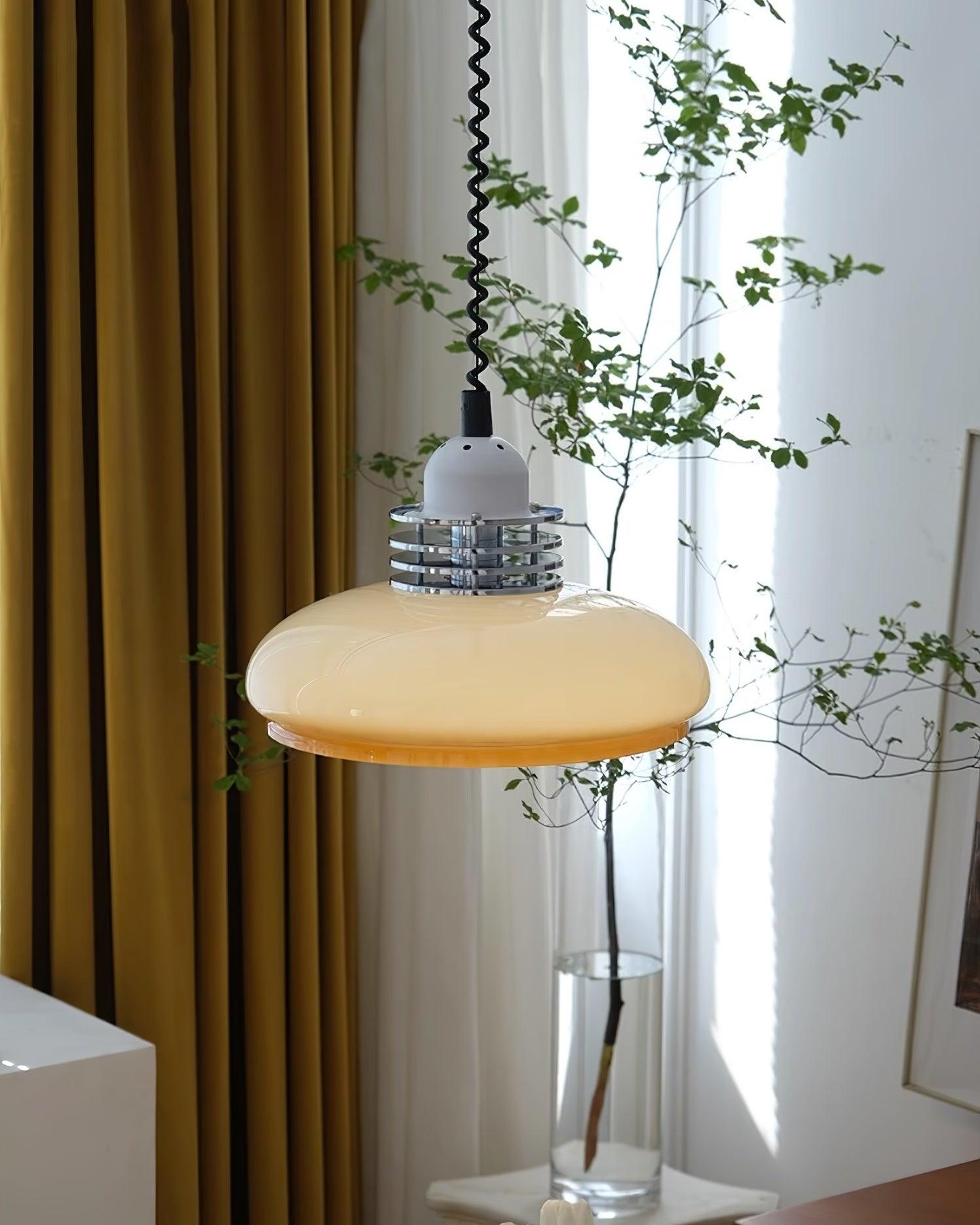 Modern Gradient Glass Droplight Pendant Lamp for Contemporary Interior Home Lighting