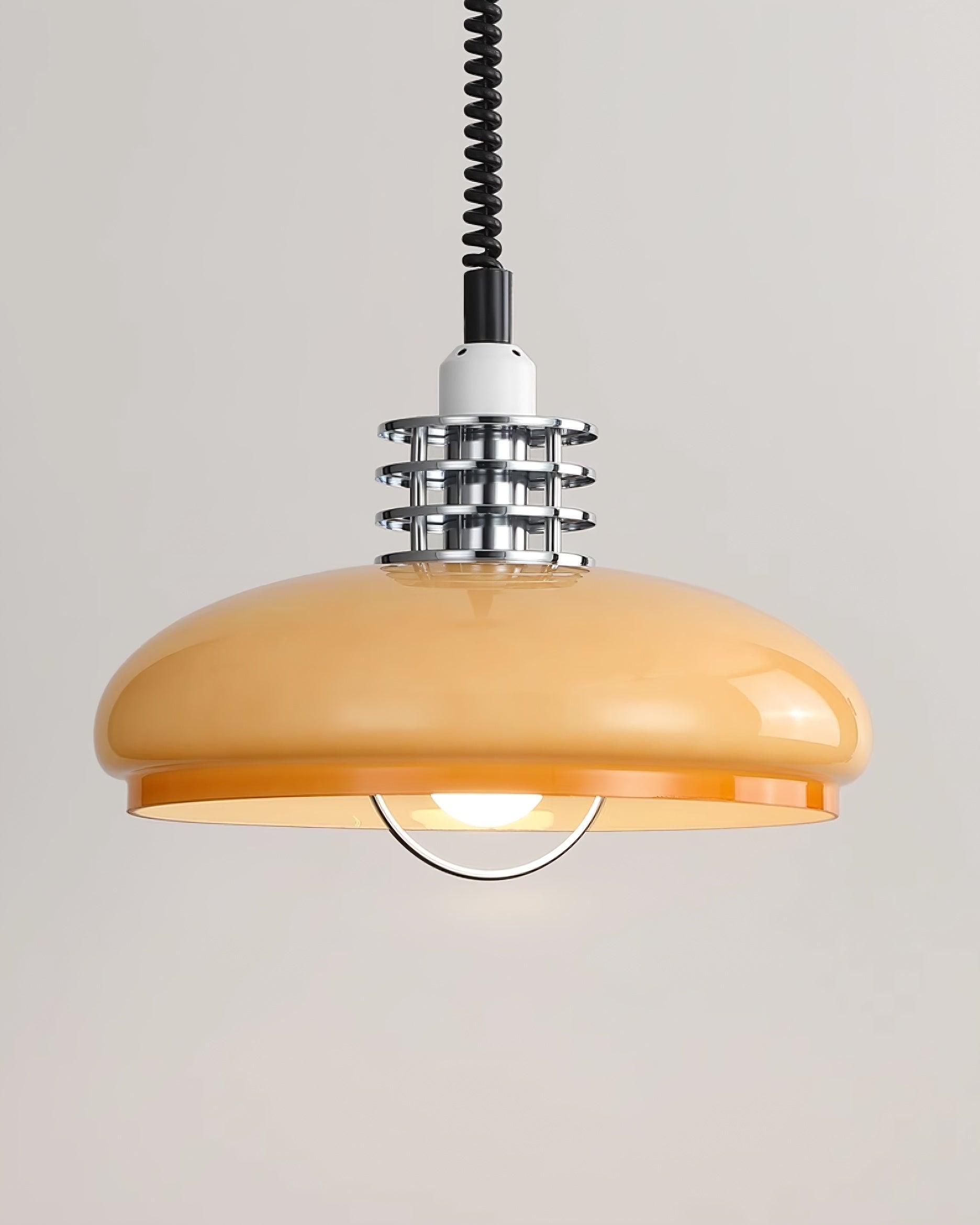 Modern Gradient Glass Droplight Pendant Lamp for Contemporary Interior Home Lighting