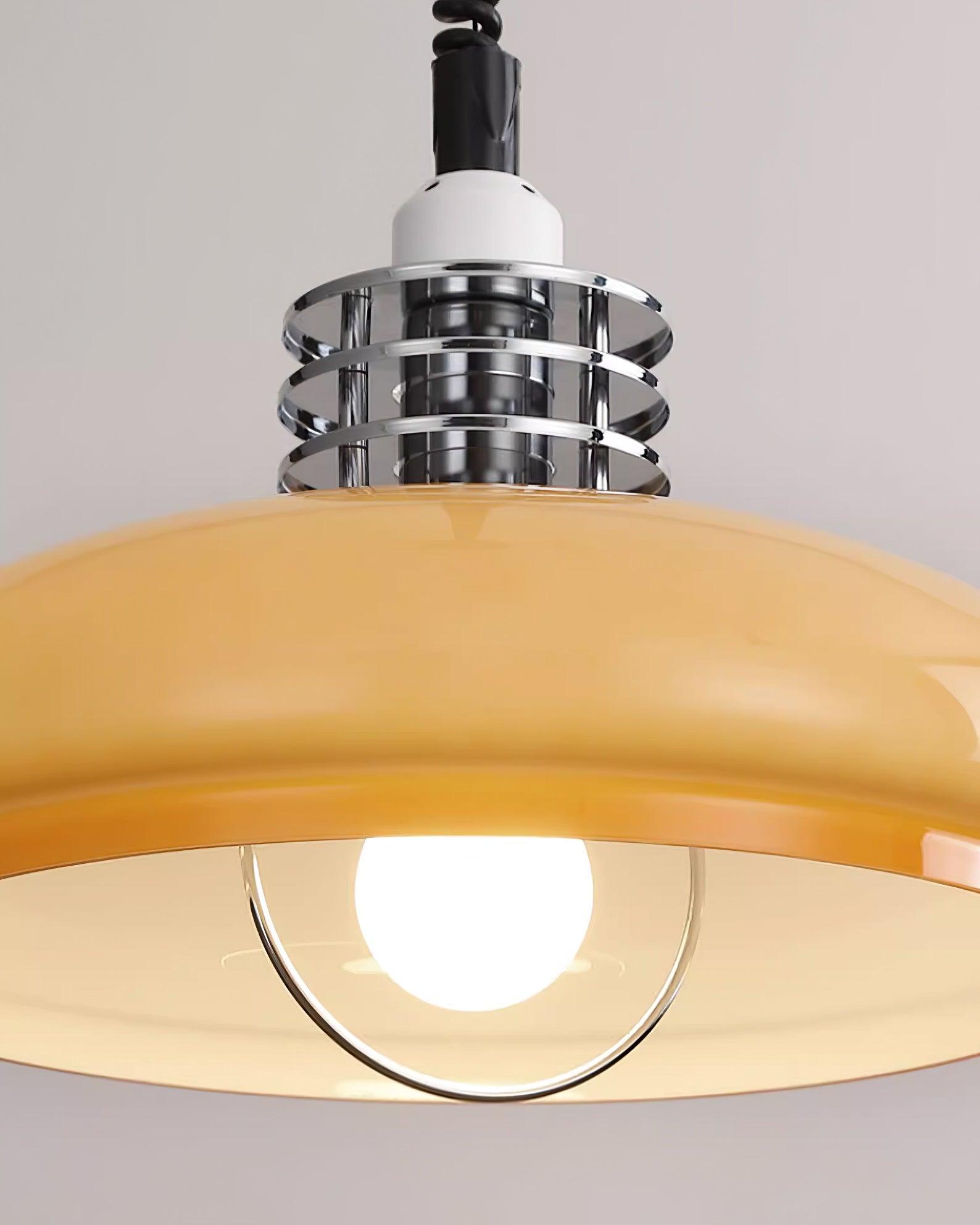 Modern Gradient Glass Droplight Pendant Lamp for Contemporary Interior Home Lighting