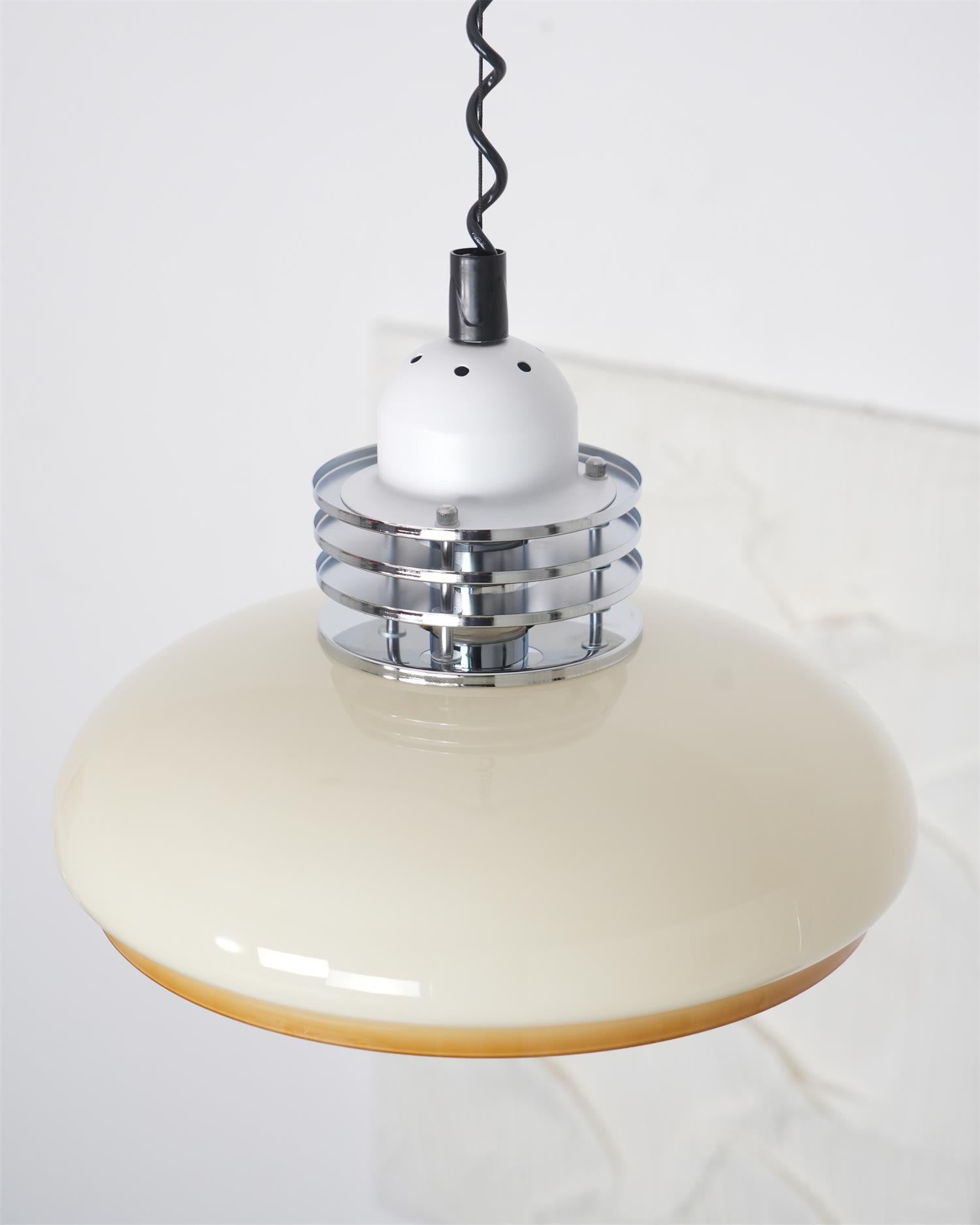 Modern Gradient Glass Droplight Pendant Lamp for Contemporary Interior Home Lighting