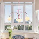 Modern Gran Finale Glass Globe Chandelier Multi Head Suspension Lighting