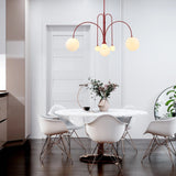 Modern Gran Finale Glass Globe Chandelier Multi Head Suspension Lighting