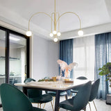 Modern Gran Finale Glass Globe Chandelier Multi Head Suspension Lighting