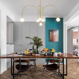 Modern Gran Finale Glass Globe Chandelier Multi Head Suspension Lighting