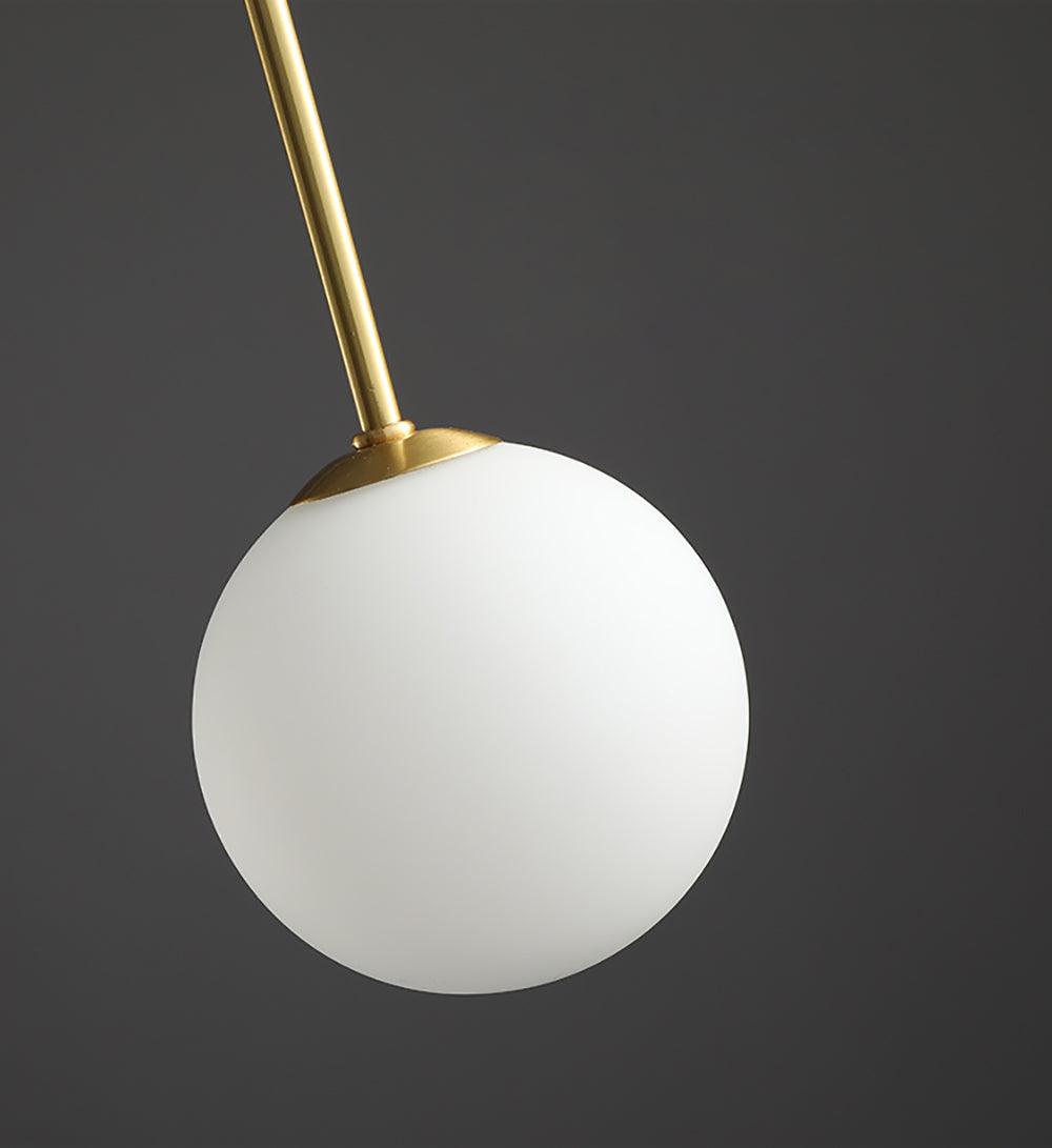 Modern Gran Finale Glass Globe Chandelier Multi Head Suspension Lighting