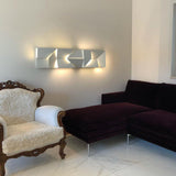 Modern Grand Shadow LED Wall Sconce Aluminum Diffused Indoor Light Matte White